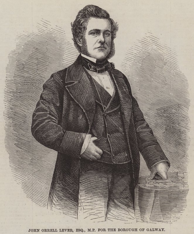 John Orrell Lever, Esquire, MP für den Bezirk Galway (Stich) von English School