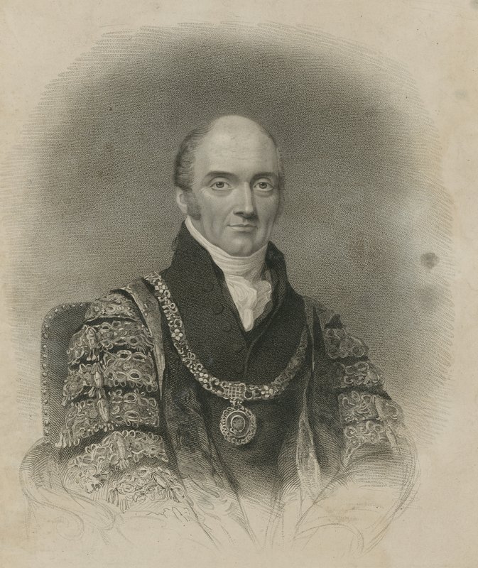 John Thomas Thorp, Lord Mayor von London im Jahr 1815 von English School