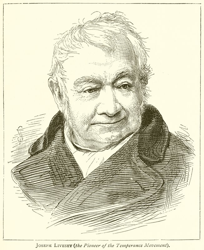 Joseph Livesey (der Pionier der Abstinenzbewegung) von English School