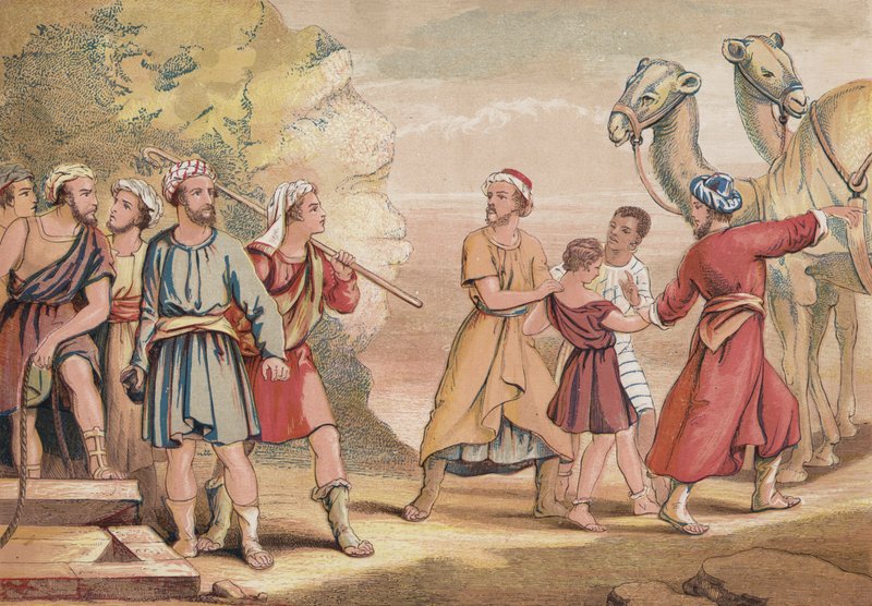 Joseph wird nach Ägypten verkauft von English School