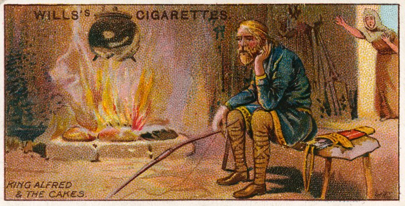 König Alfred und die Kuchen von English School