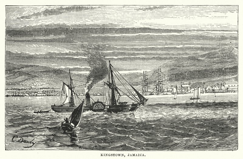 Kingstown, Jamaika (Gravur) von English School