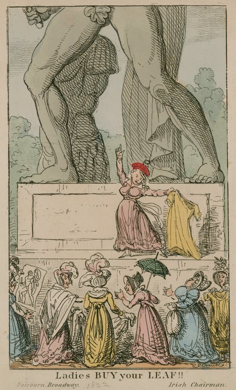 Damen, kauft euer Blatt!; Statue von Achilles im Hyde Park von English School