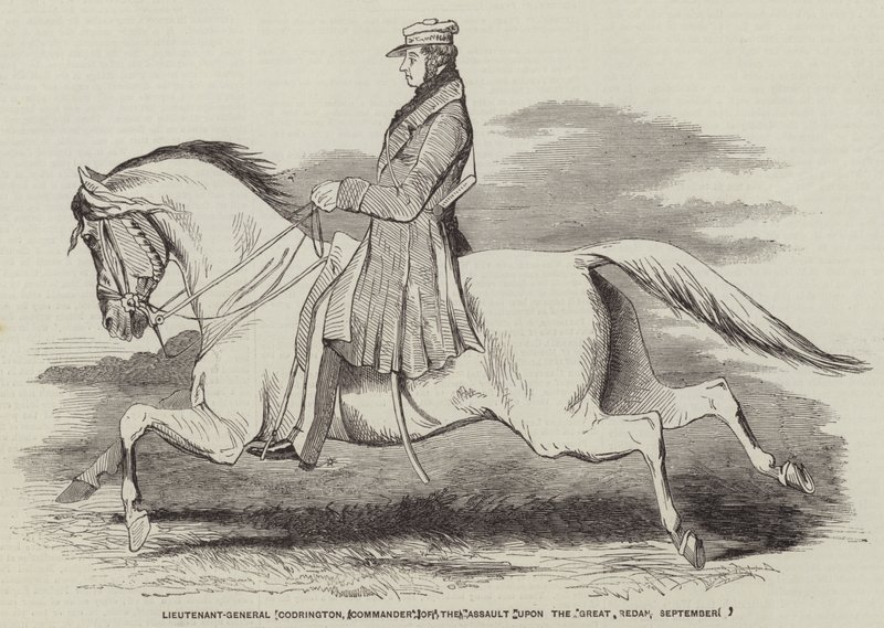 Generalleutnant Codrington, Kommandeur des Angriffs auf das Große Redan am 9. September von English School