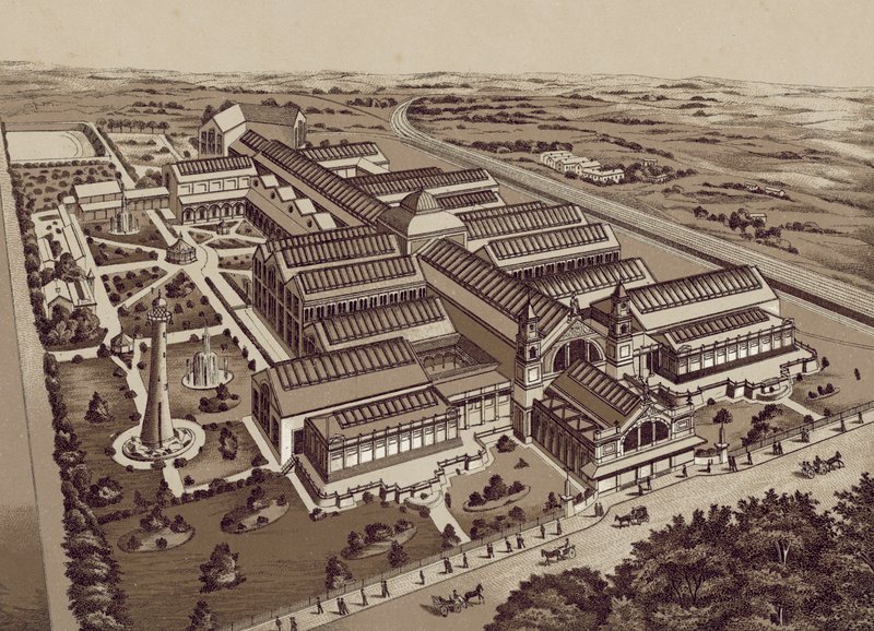Liverpool: Shipperies Ausstellung 1886 von English School