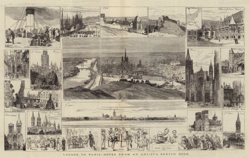 Von London nach Paris, Notizen aus dem Skizzenbuch eines Künstlers von English School