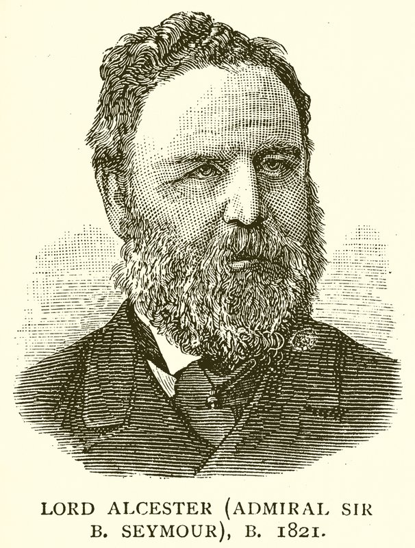 Lord Alcester (Admiral Sir B. Seymour), geb. 1821 von English School