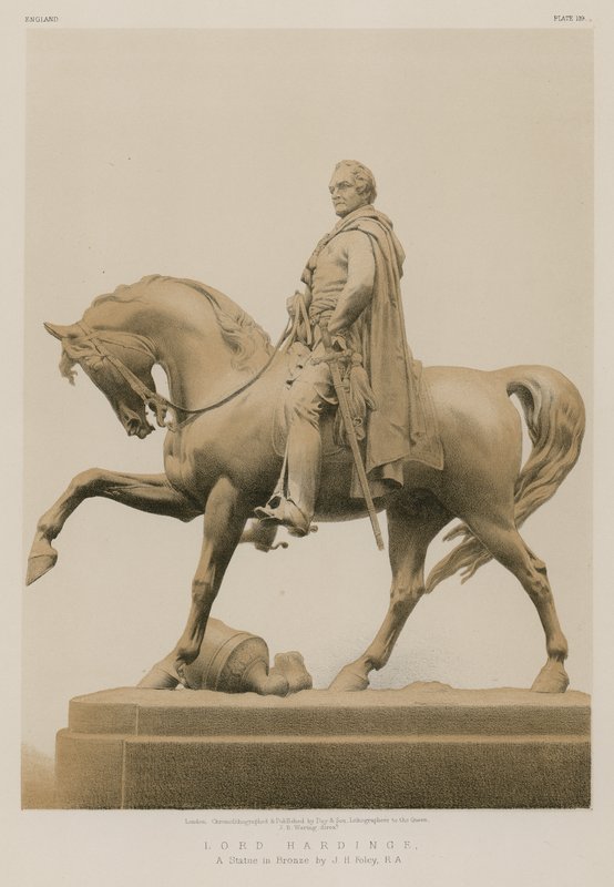 Lord Hardinge, eine Statue in Bronze von J H Foley, R A von English School