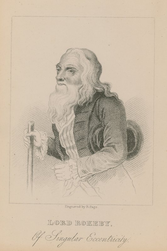 Lord Rokeby von singularer Exzentrizität von English School