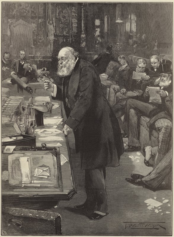 Lord Salisbury über das Gemeinderatsgesetz im House of Lords von English School