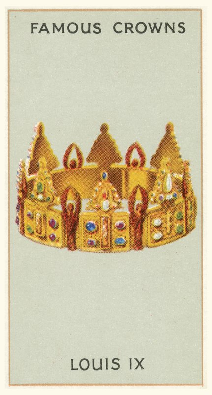Ludwig IX. (Chromolithografie) von English School