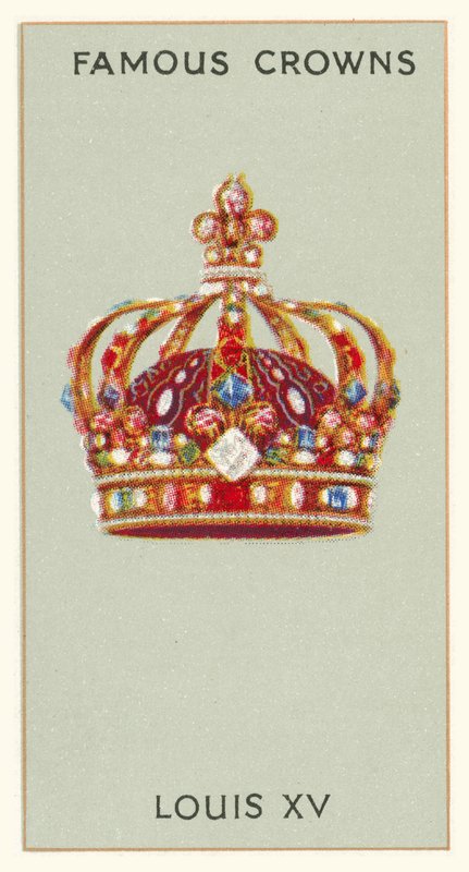 Ludwig XV. (Chromolithografie) von English School