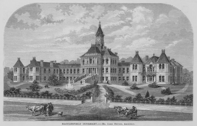 Macclesfield-Krankenhaus von English School