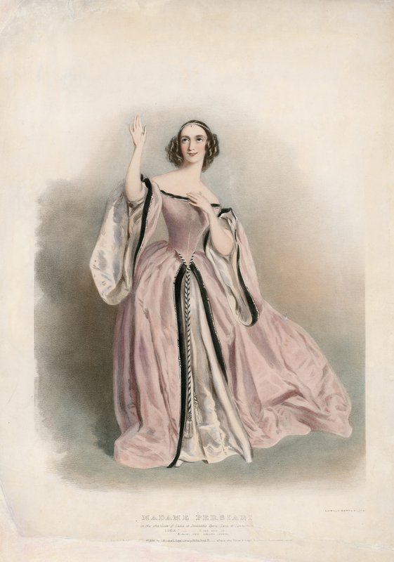 Madame Persiani in Lucia di Lammermoor von English School