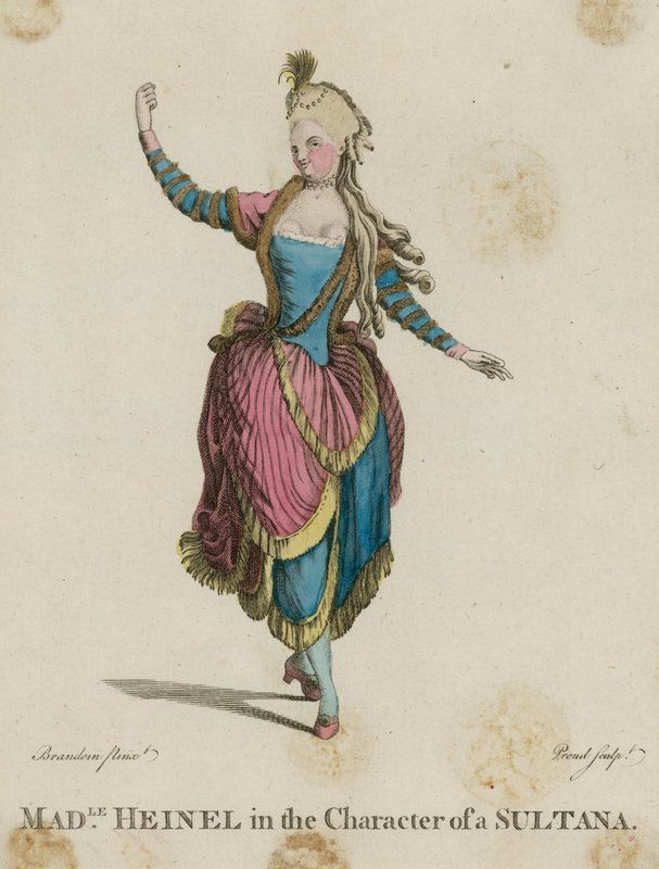 Madle Heinel in der Rolle einer Sultana von English School