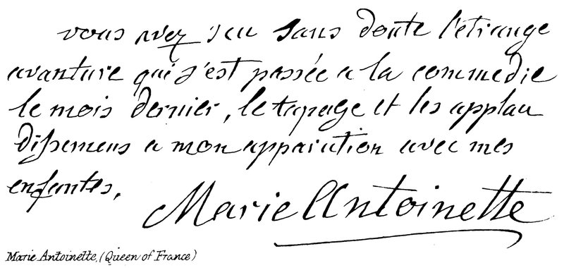 Marie Antoinette, Königin von Frankreich von English School