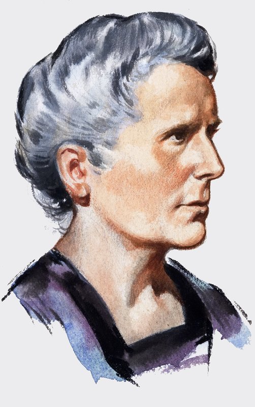 Marie Curie von English School