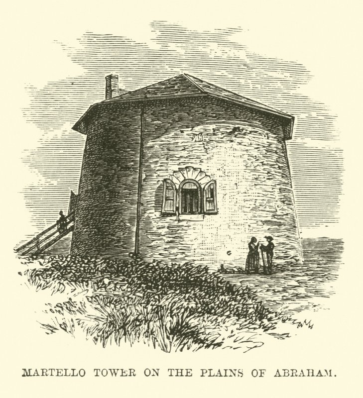 Martello-Turm auf den Ebenen von Abraham von English School