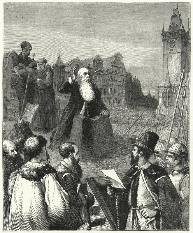 Martyrium von Baron Wenzel von Budowa, Prag, 1621 von English School
