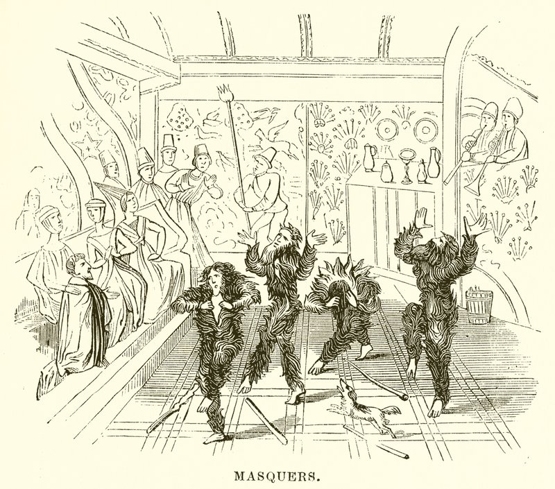Maskenträger von English School