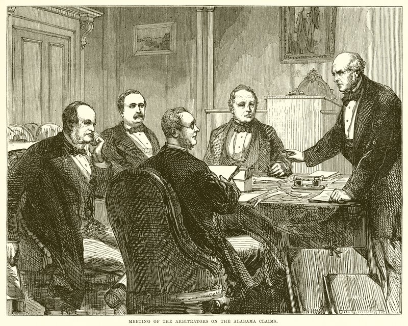 Treffen der Schiedsrichter zu den Alabama-Ansprüchen von English School