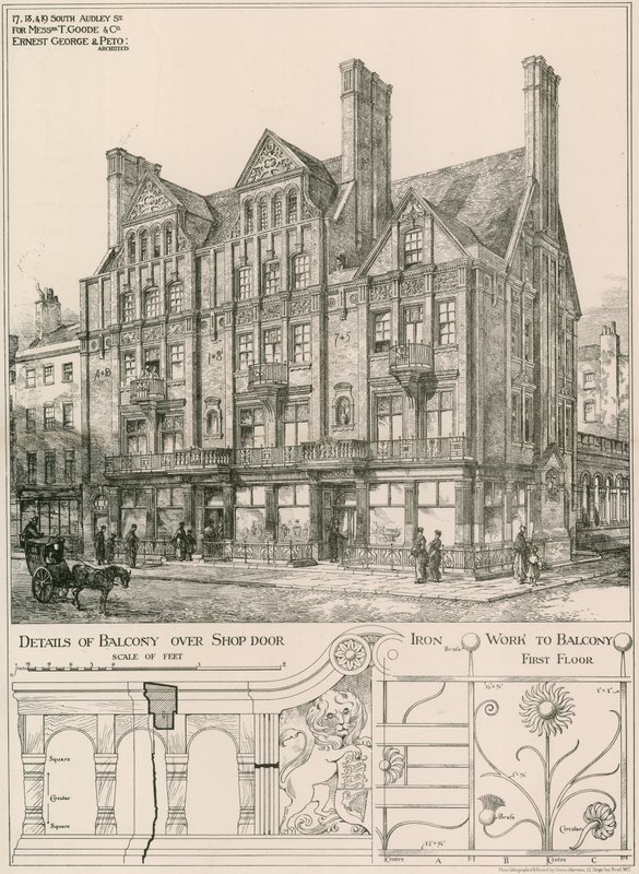 Messrs T Goode & Co., 17, 18 & 19 South Audley Street, London von English School