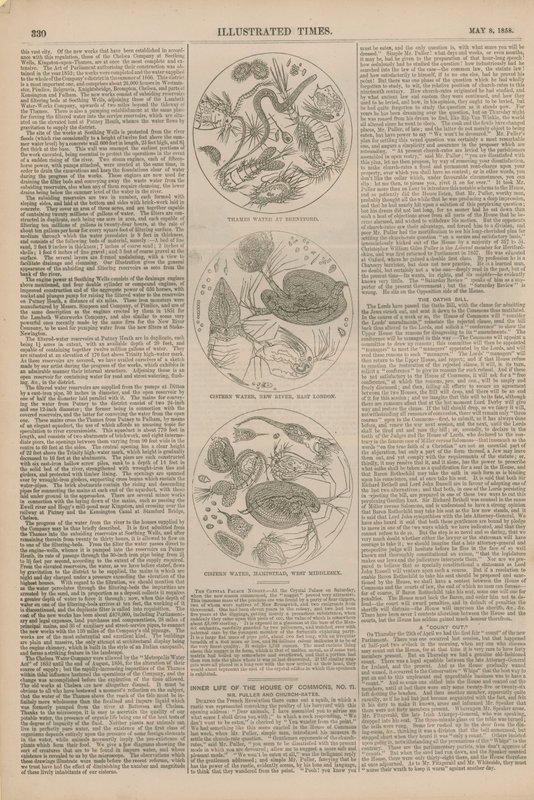 Mikroskopische Bilder von Wasser von English School