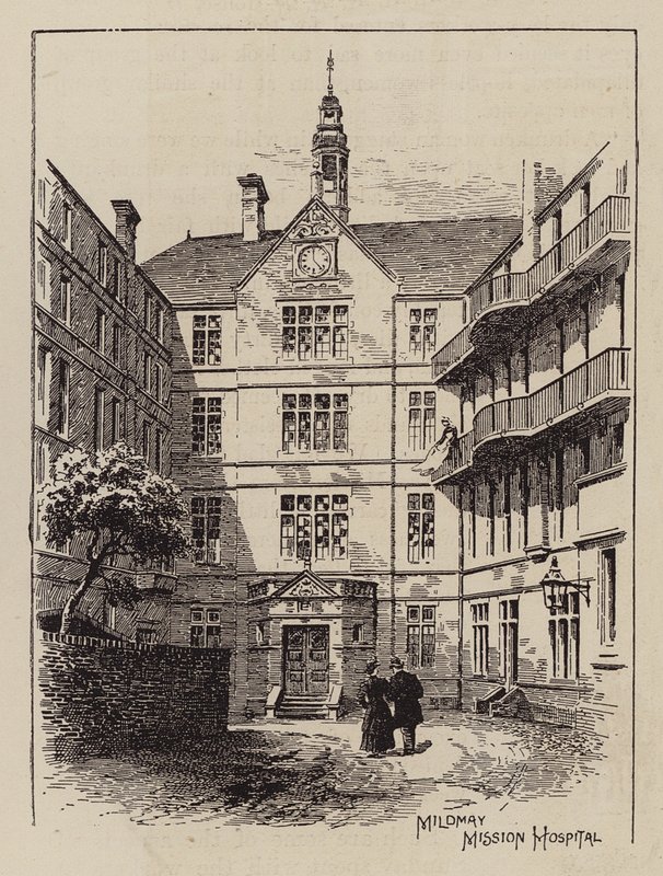 Mildmay Missionskrankenhaus (Stich) von English School
