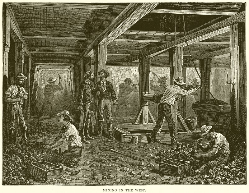Bergbau im Westen von English School