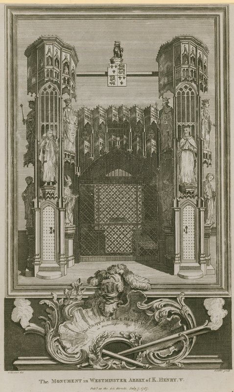 Denkmal von König Heinrich V von English School