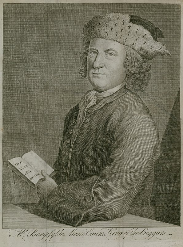 Mr Bampfylde Moore Carew, König der Bettler von English School
