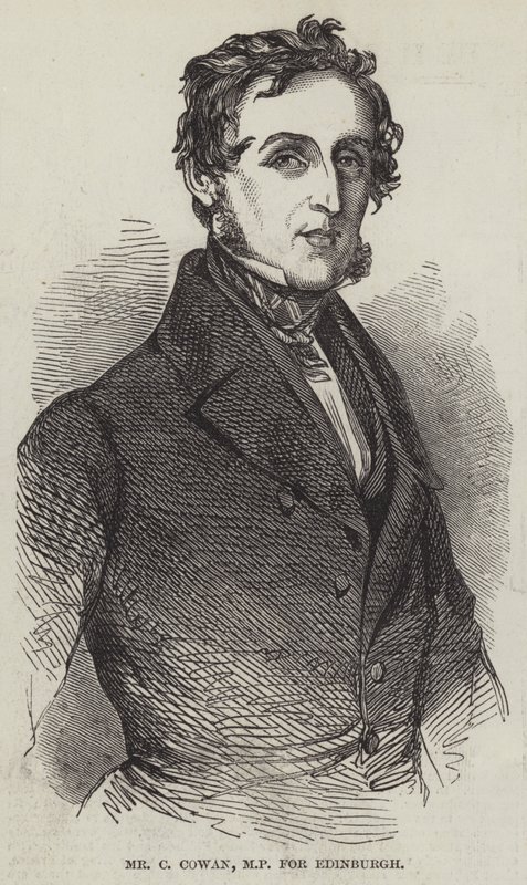Mr. C. Cowan, MP für Edinburgh (Gravur) von English School