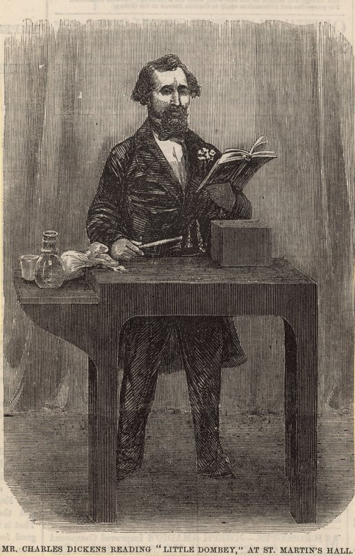 Mr. Charles Dickens liest 