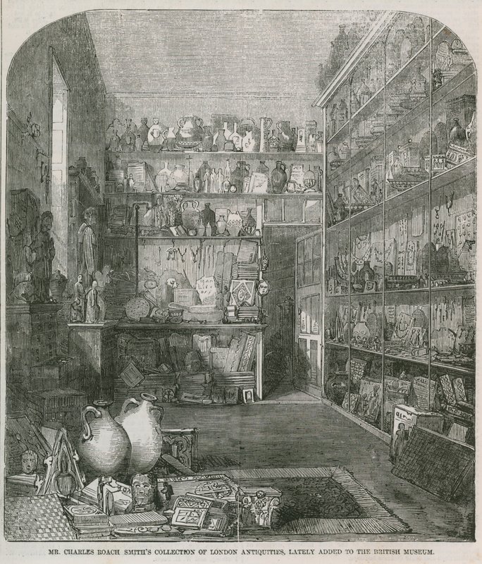 Sammlung von Londoner Antiquitäten von Mr. Charles Roach Smith von English School