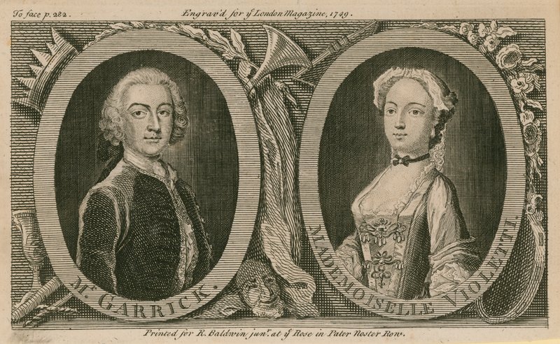 Mr. Garrick und Mademoiselle Violetti (Eva Marie Veigel) von English School