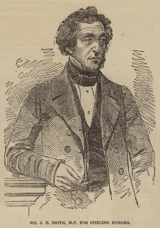 Mr J B Smith, Abgeordneter für Stirling Burghs (Stich) von English School