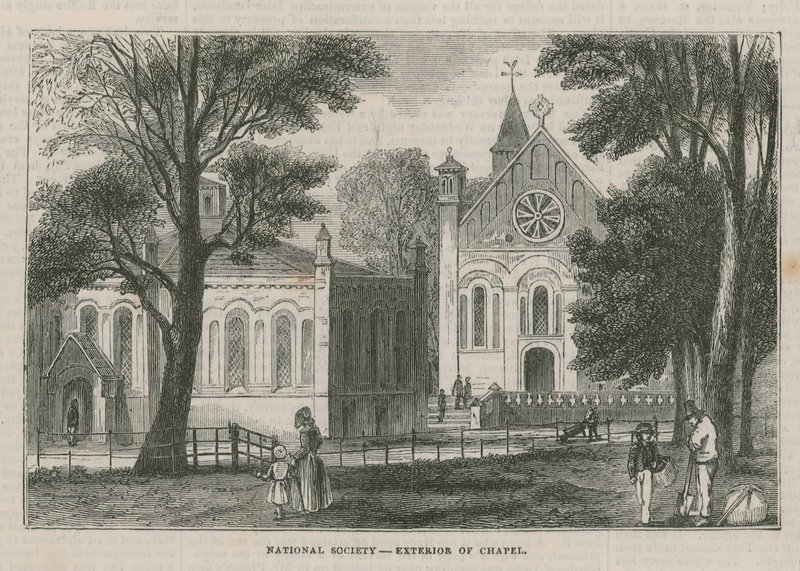 National Society - Außenansicht der Kapelle von English School