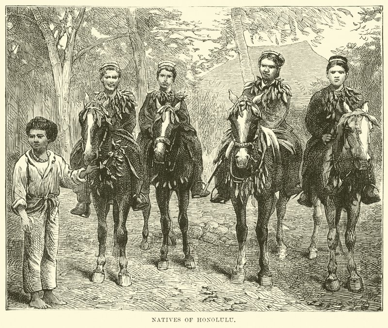 Einheimische von Honolulu von English School