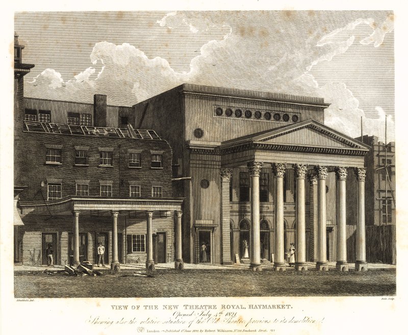 Neues Königliches Theater, Haymarket von English School