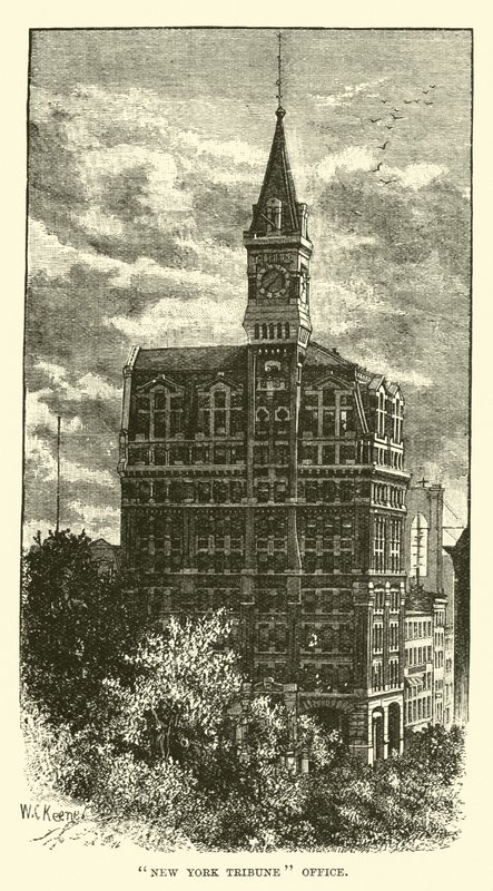 New York Tribune Büro von English School