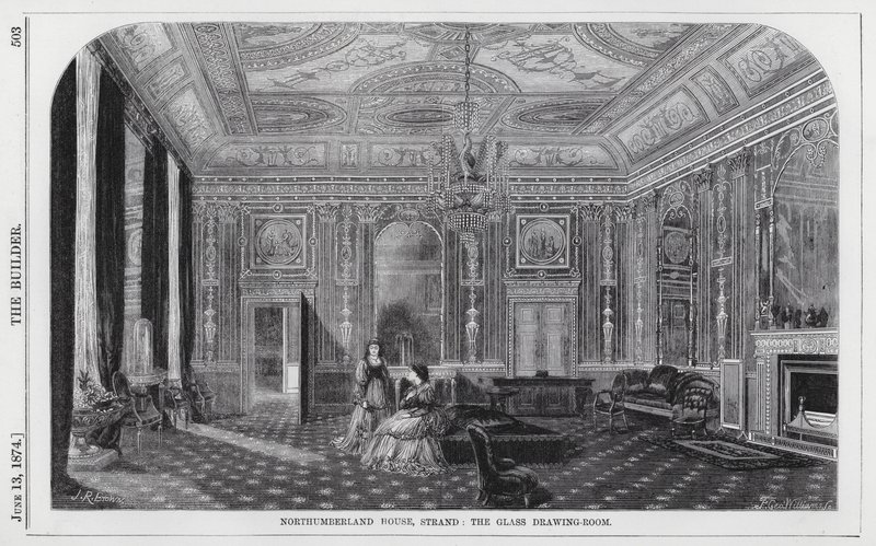 Northumberland House, Strand, das Glas-Zimmer von English School
