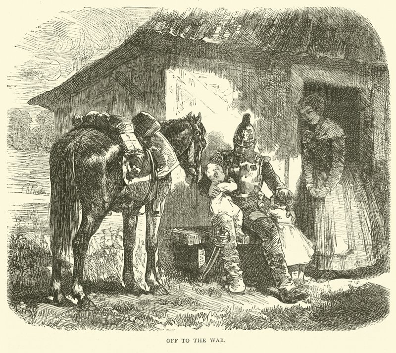Ab in den Krieg, Oktober 1870 von English School