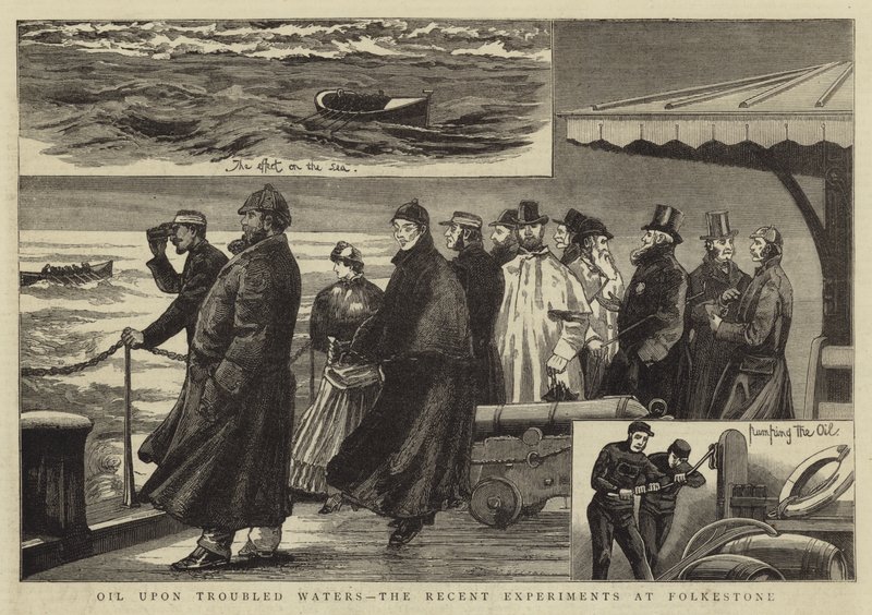 Öl auf unruhigen Gewässern, die jüngsten Experimente in Folkestone von English School