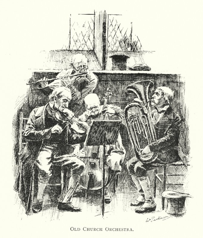 Altes Kirchenorchester von English School