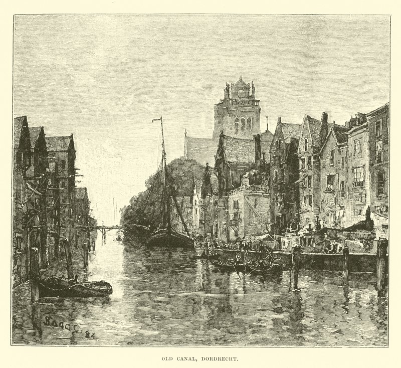Alter Kanal, Dordrecht von English School