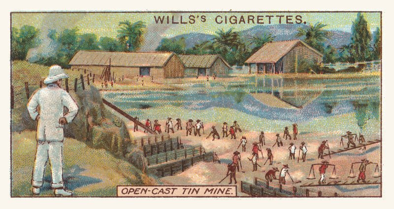 Tagebau-Zinnmine von English School