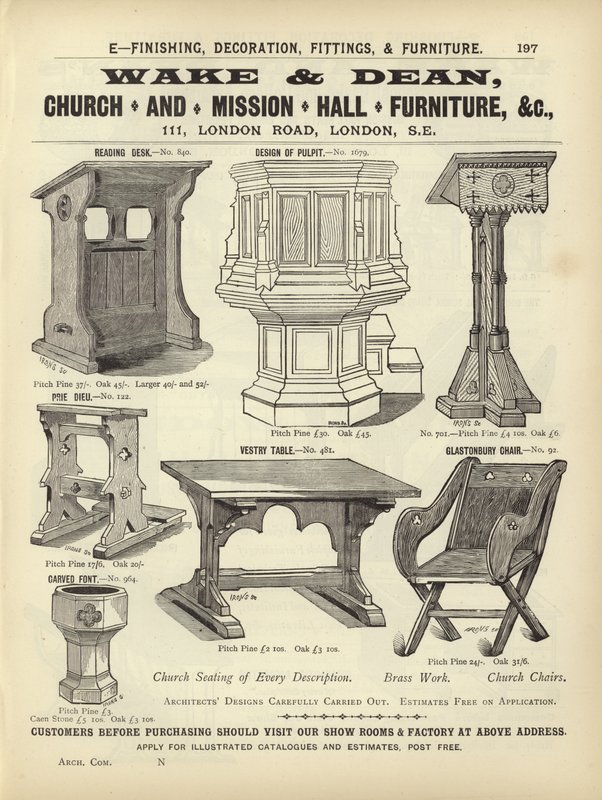 Seite aus The Architects, Surveyors and Engineers Compendium 1892 von English School