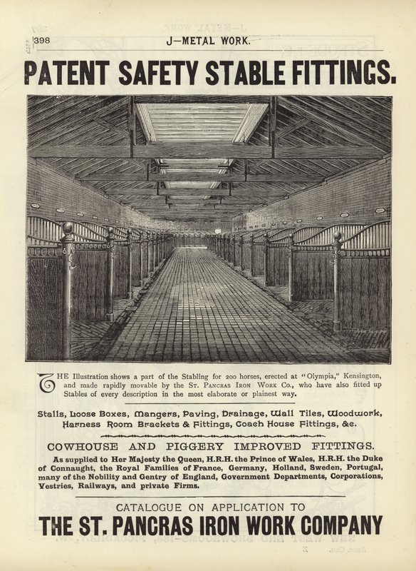 Seite aus dem Kompendium der Architekten, Vermesser und Ingenieure 1892 von English School
