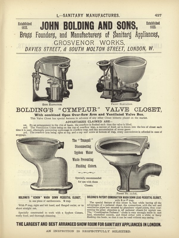 Seite aus dem Kompendium der Architekten, Vermesser und Ingenieure 1892 von English School