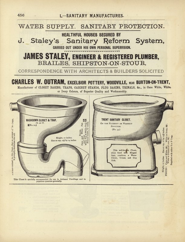 Seite aus dem Kompendium der Architekten, Vermesser und Ingenieure 1892 von English School